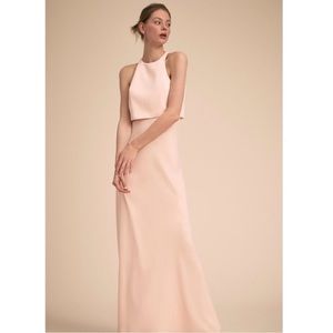 Jill Stuart Two-Toned Formal Dress - Pink Floor-Lengthed